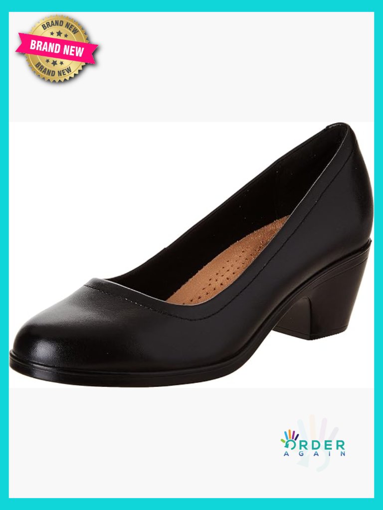 Block Heel Pumps Pull-On Style Closed Toe Classic Dress Shoes Fall Weddings